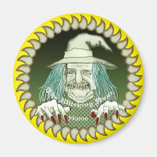 Bella Witch Gezichtsmagneet Magneet (Voorkant)