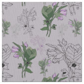 Belladonna Deadly Nightshade Stof (Close Up)