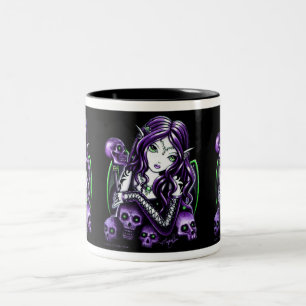 "Belladonna" Paarse schedel Mok