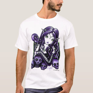 Belladonna Paarse schedel T-shirt