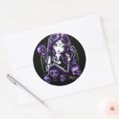 "Belladonna" Ronde Sticker Set (Envelop)