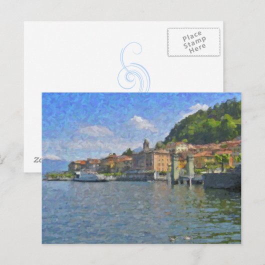 Bellagio, Comomeer Briefkaart (Voorkant / Achterkant)