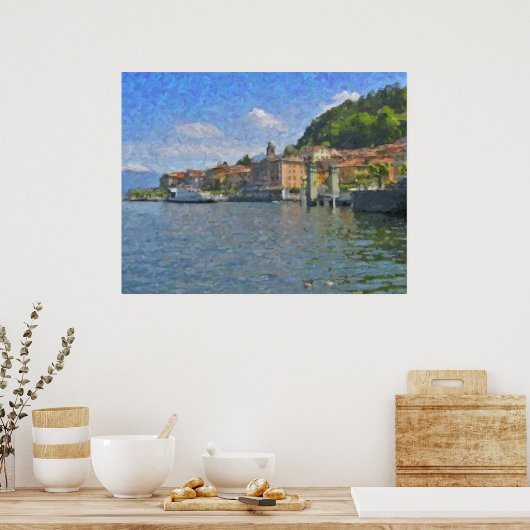 Bellagio, Comomeer Poster (Keuken)