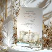 Bellagio Hotel & Casino Las Vegas Wedding Kaart