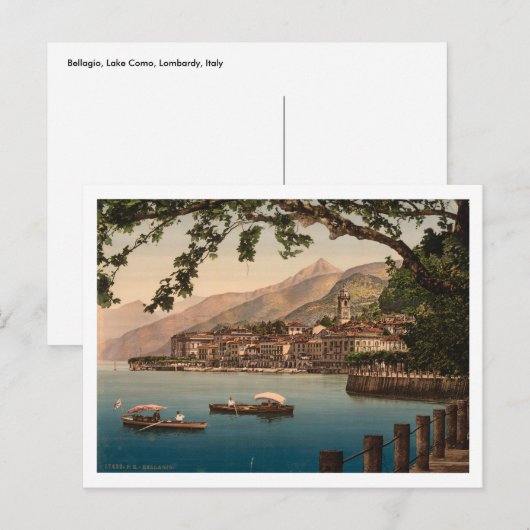 Bellagio I, Lake Como, Lombardije, Italië Briefkaart (Voorkant / Achterkant)