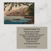 Bellagio I, Lake Como, Lombardije, Italië Visitekaartje (Voorkant / Achterkant)