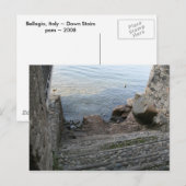 Bellagio, Italië ~ Beneden Briefkaart (Voorkant / Achterkant)