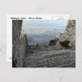 Bellagio, Italië ~ Down Stairs Briefkaart (Voorkant / Achterkant)