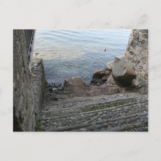 Bellagio, Italië ~ Down Stairs Briefkaart (Voorkant)