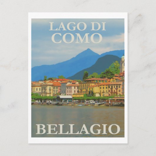 Bellagio Italië Poster Briefkaart (Voorkant)
