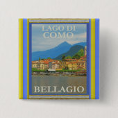 Bellagio Italië Poster Button (Voorkant)