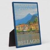 Bellagio Italië Poster Fotoplaat (Zijkant)