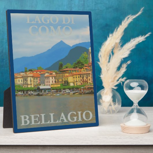 Bellagio Italië Poster Fotoplaat (Zijkant)