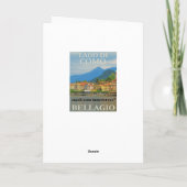 Bellagio Italië Poster Kaart (Achterkant)