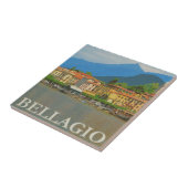Bellagio Italië Poster Keramische Tegel Tegeltje (Zijkant)