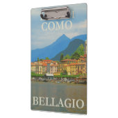 Bellagio Italië Poster Klembord (Links)