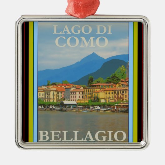 Bellagio Italië Poster Ornament (Voorkant)
