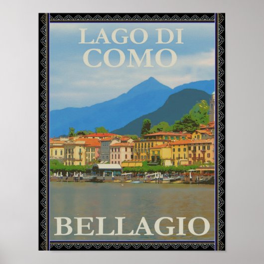 Bellagio Italië Poster Poster (Voorkant)