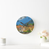 Bellagio Italië Poster Ronde Klok (Huis)