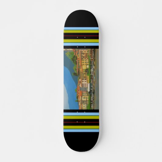 Bellagio Italië Poster Skateboard (Voorkant)