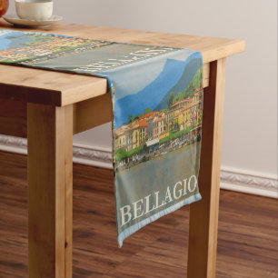 Bellagio Italië Poster Table Runner Korte Tafelloper