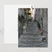 Bellagio, Italië ~ Trap Op Briefkaart (Voorkant / Achterkant)