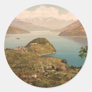 Bellagio IV, Lake Como, Lombardije, Italië Ronde Sticker