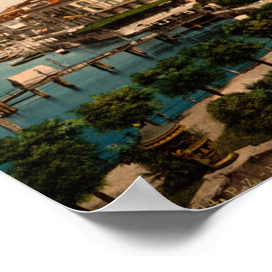 Bellagio Lake Como Italië Poster (Hoek)