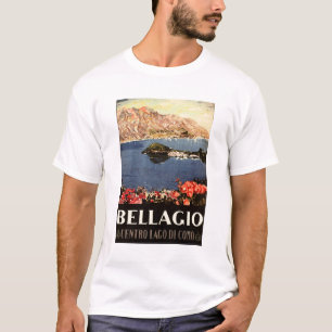 BELLAGIO Lake Como ITALIË Schilderachtig Italiaans T-shirt