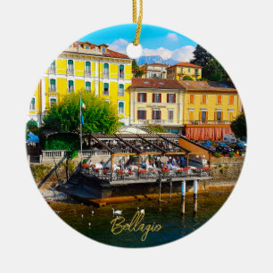 Bellagio Lombardije Meer van Como Italië Waterfron Keramisch Ornament