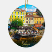Bellagio Lombardy Lake Como Italy Waterfront Keramisch Ornament (Links)