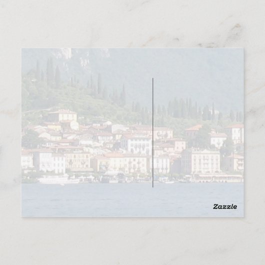 Bellagio-meer Como Italië Briefkaart (Achterkant)