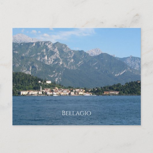 Bellagio-meer Como Italië Briefkaart (Voorkant)