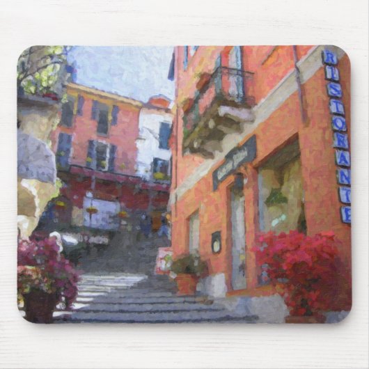 Bellagio, Meer Como, Italië Mousepad Muismat (Voorkant)