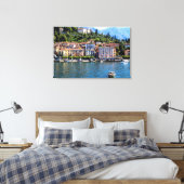 Bellagio na Itália Canvas Afdruk (Insitu (Slaapkamer))