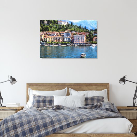 Bellagio na Itália Canvas Afdruk (Insitu (Slaapkamer))