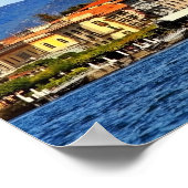 Bellagio op het Comomeer Poster (Hoek)