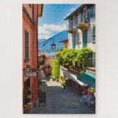 Bellagio, oude stadscentrum (meer van de Como, Ita Legpuzzel (Verticaal)
