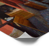 Bellagio, oude stadscentrum (meer van de Como, Ita Poster (Hoek)