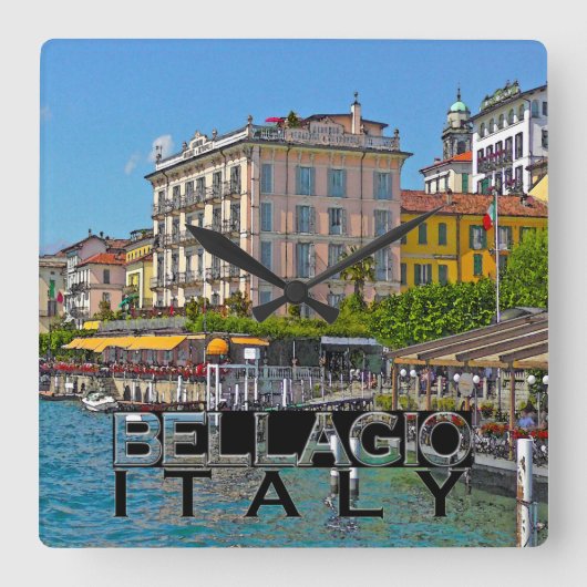 Bellagio Vierkante Klok (Voorkant)