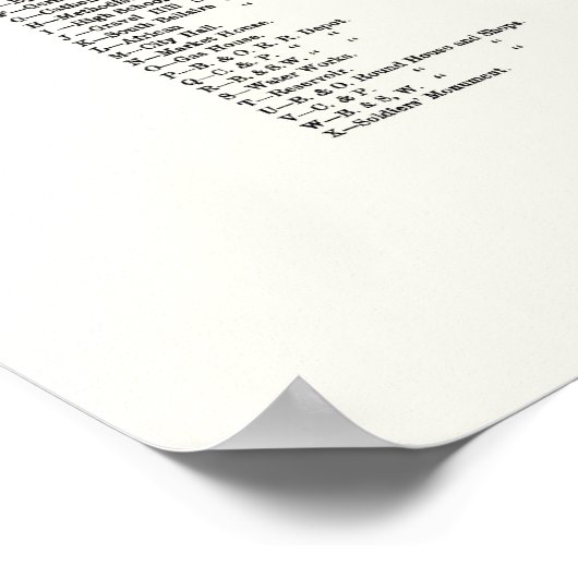 Bellaire, OH Panoramic Map - 1882 Poster (Hoek)