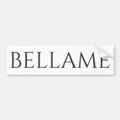 Bellame Bumpersticker (Voorkant)