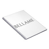 Bellame-laptop Notitieboek (Rechterzijde)