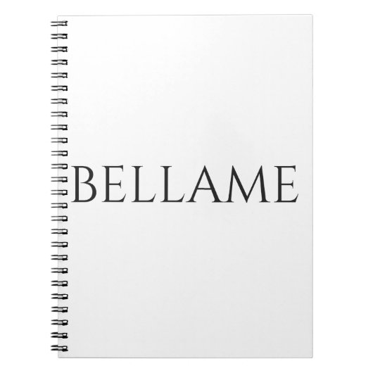 Bellame-laptop Notitieboek (Voorkant)