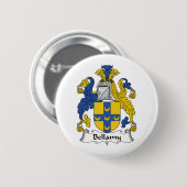 Bellamy Family Crest Ronde Button 5,7 Cm (Voorkant /achterkant)