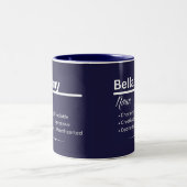 Bellamy Gepersonaliseerde Naam Koffiemok Tweekleurige Koffiemok (Center)