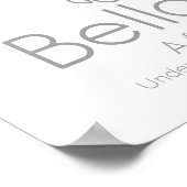 Bellamy-vriendschapsnaam die aangepast kinder post poster (Hoek)