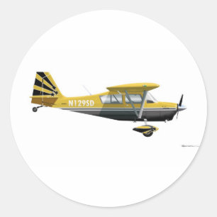 Bellanca Super Decathlon Ronde Sticker