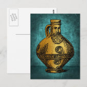 Bellarmine Witch Bottle Briefkaart (Voorkant / Achterkant)