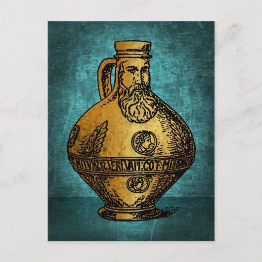 Bellarmine Witch Bottle Briefkaart (Voorkant)